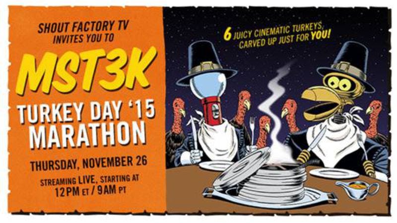 here"s where to tune in to this year"s mst3k turkey day