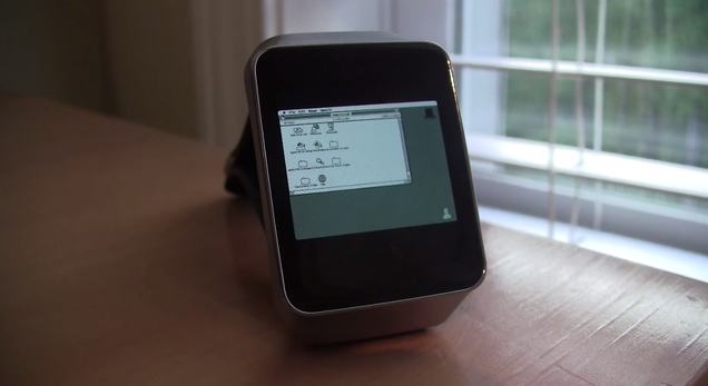 Running Old Mac II Software on a Smartwatch Is a Great and Terrible Idea