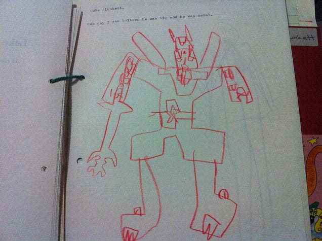 A Child's Sketchbook From the 1980s, Preserved For the 21st Century