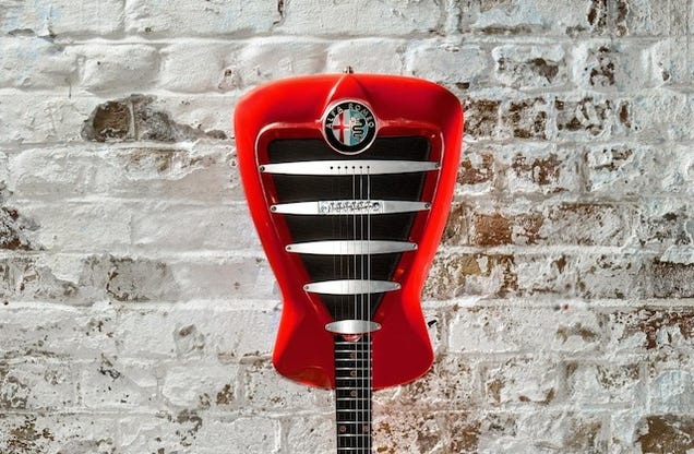 For $6,800 You Can Now Own A Custom Alfa Romeo Guitar