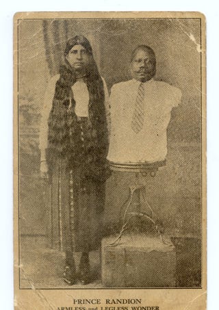 Glamour shots of carnival "freaks" of the 1800s were oddly touching