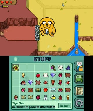 Gaze Upon The Various Shapes Jake Will Take In The 3DS Adventure Time Game