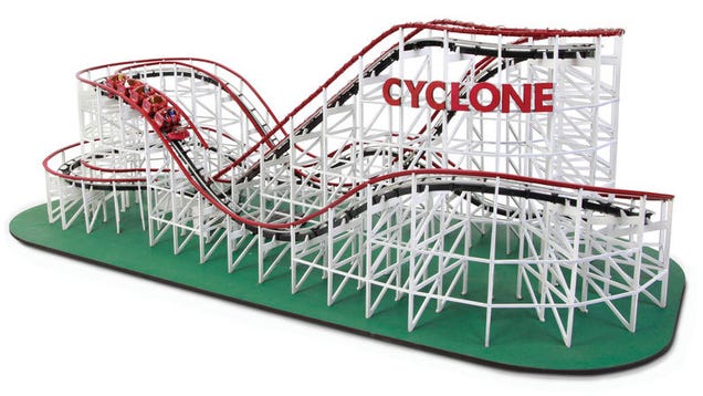  This Working 1:48-Scale Wooden Roller Coaster Is the Ultimate Desk Toy