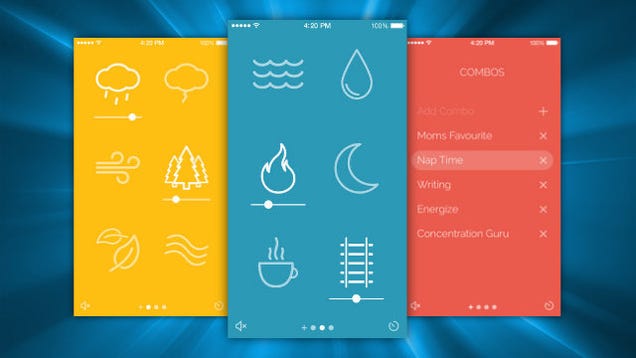 Noisli for iPhone Creates Customizable Background Noise