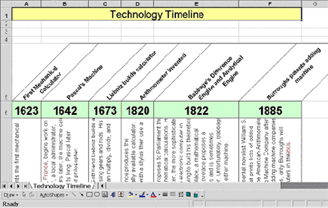 how to create a timeline in excel 2008 for mac