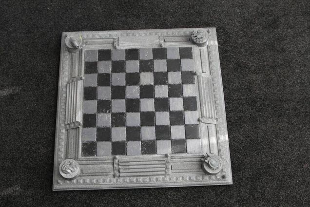 This Alien versus Predator chessboard was built for chessboxing