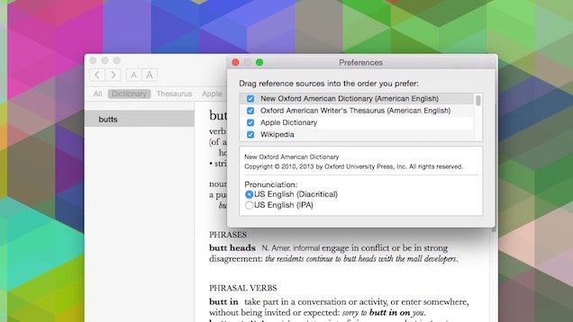 Customize OS X's Dictionary Results for Faster Searching