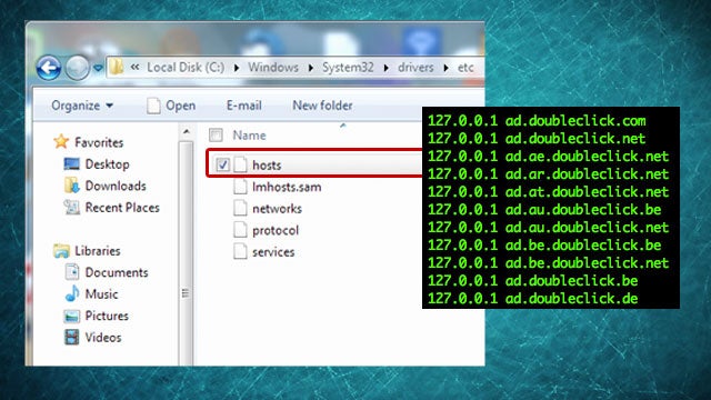 How to Block Unwanted Ads in All Applications and Speed Up Web Browsing with the Hosts File