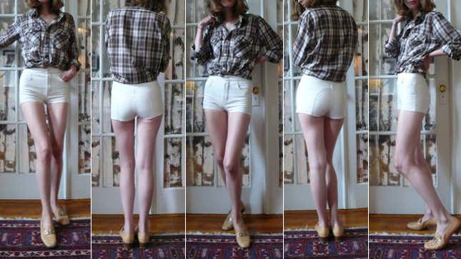 How To Make A Pair Of White Short-Shorts