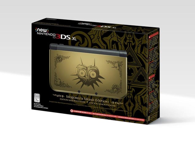 La New Nintendo 3DS XL edición Majora's Mask es una preciosidad
