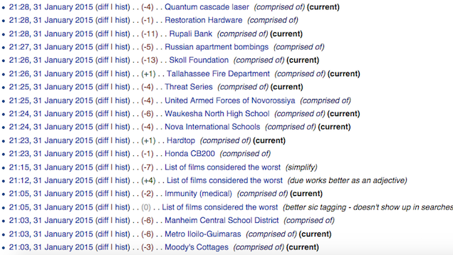 One Wikipedia Editor Has Spent Years Fixing a Single Grammatical Error