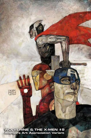 Avengers fine art covers present The Hulk à la Michelangelo and Al Hirschfeld