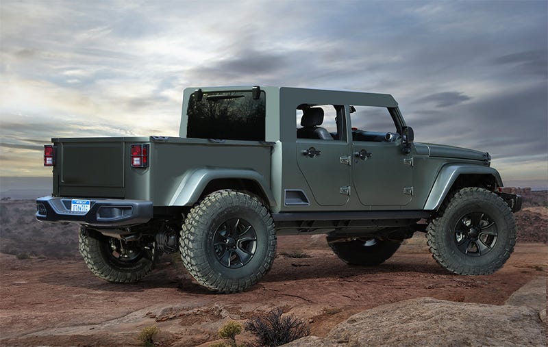 Jeep Confirms It Will Make A Four Door Pickup Truck