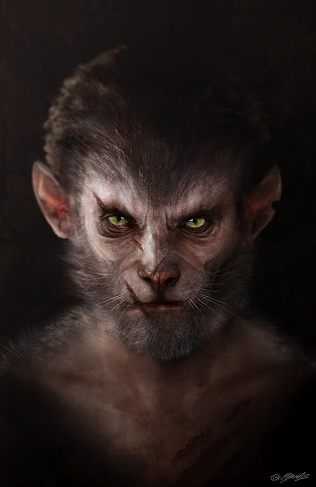 Beautiful portraits of Grimm's fairy tale monsters are worth a spot on your wall