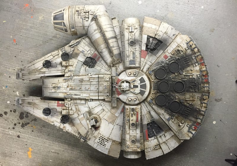 A Masterful Paint Job Makes This Millennium Falcon Toy Look Like a Star Wars Movie Prop