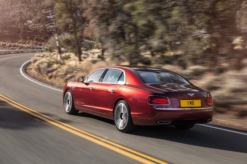 Bentley Gives The V8 Flying Spur A Black Radiator Grill So It Becomes A V8 S