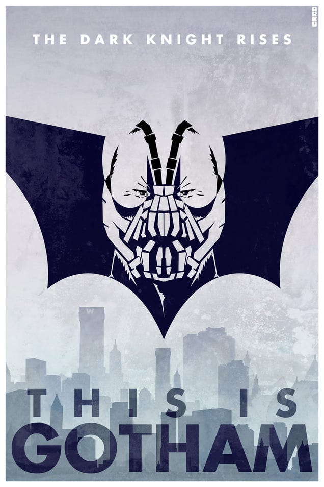 Dark Knight Rises fan art will be the instrument of your jubilation