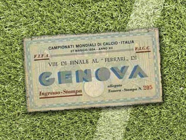 80 Years of World Cup Ticket Designs