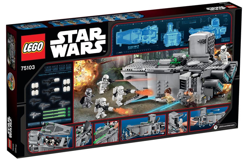 lego star wars first order transporter
