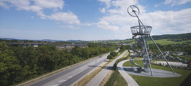 Take a Wild Ride on This 100-Foot-Tall Twisty Slide