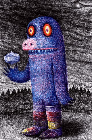 These stereographic monsters twitch wildly to fright and delight