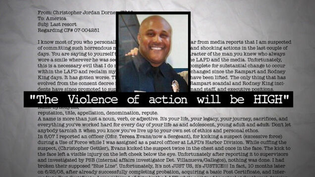 The Killer LAPD Cop's Facebook Manifesto Has A Little Something For Everyone