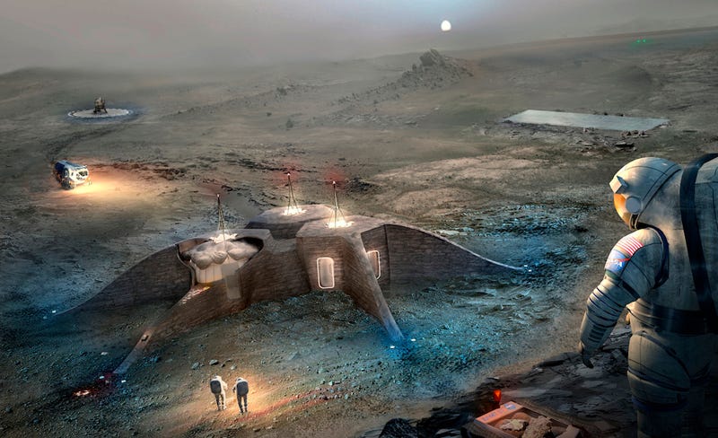 El arquitecto Norman Foster diseña una detallada propuesta para una base en Marte