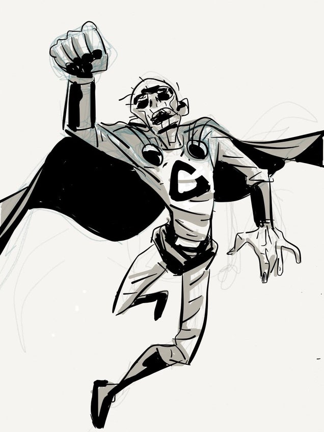 Pixar animator tries to create 365 superhero designs