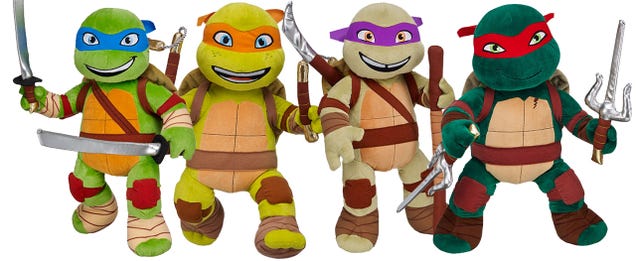 I Wish The Movie Turtles Looked More Like Build-A-Bear's Turtles
