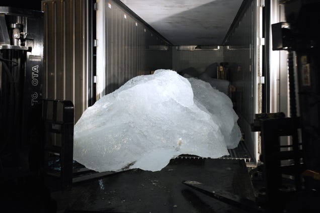 What It Takes To Transport 112 Tons of Arctic Ice Over 2,000 Miles