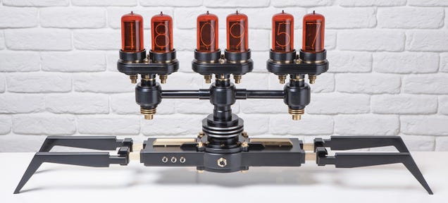 You'll Waste Hours Watching the Time Tick By On this Nixie Tube Clock