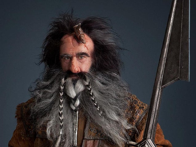 Hobbit headshots show off the many braided beards of Middle Earth's dwarves