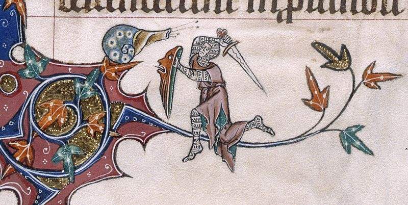 medieval illuminated manuscripts snails