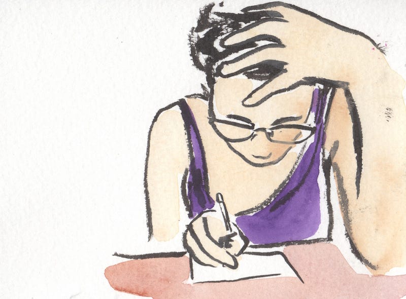 What I Learned When I Tried To Draw Myself Naked