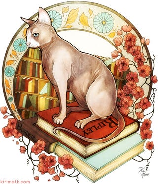 Get some original fantasy art from the great Kiri Moth!