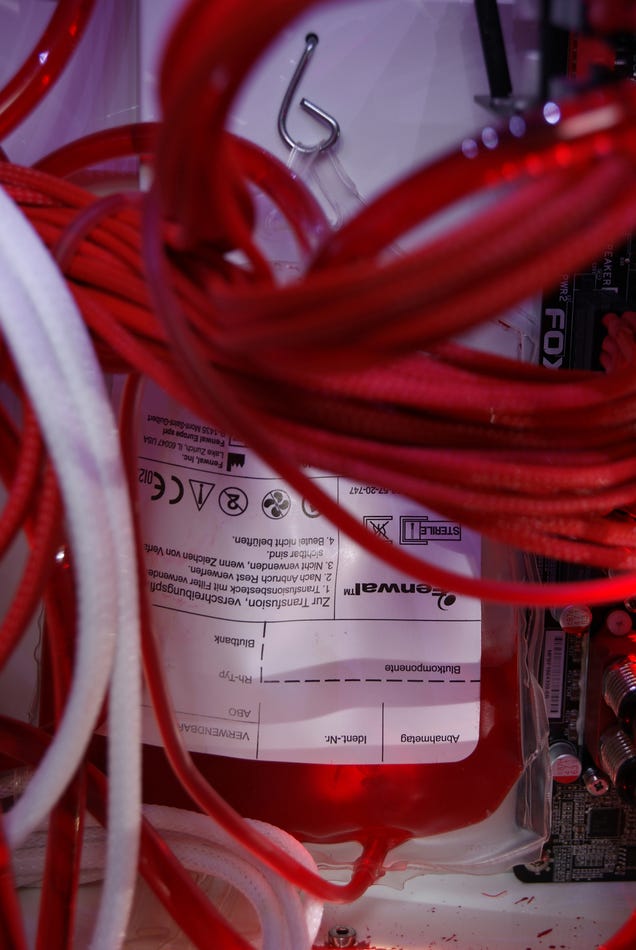 Oh God, This PC Casemod is Bleeding to Death