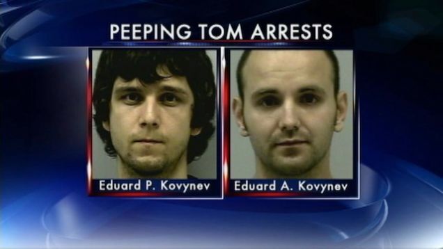 Peeping Toms Crash Through