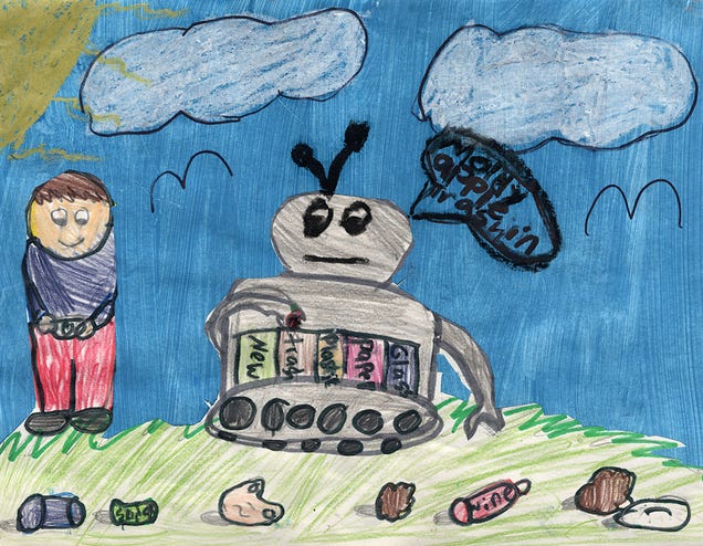 NASA Asked Kids to Draw Our Future And They Drew WALL-E