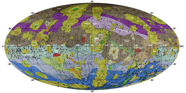 An Incredibly Detailed Geologic Map Of Giant Asteroid Vesta