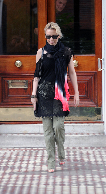 Peeping Tom Watches Kylie Minogue Keep Things Under Wraps