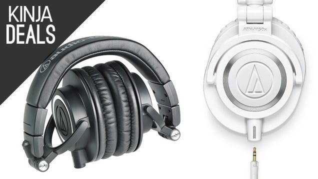 Save $40 on a Set of Crowd-Pleasing Audio-Technica ATH-M50x Headphones