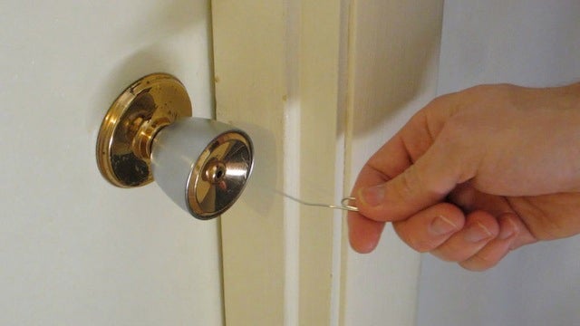 Open Simple Household Locks with a Paper Clip