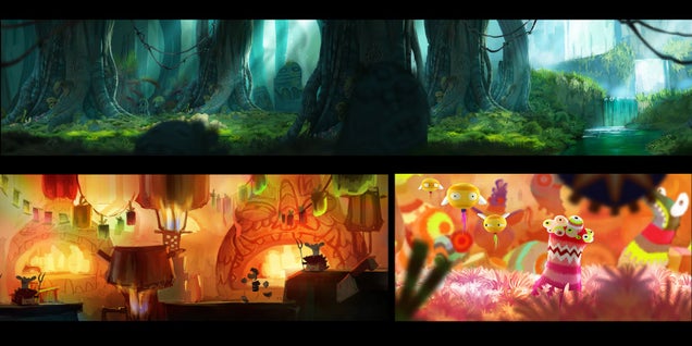 Drown Your Eyeballs in Rayman: Origins' Gorgeous Concept Art