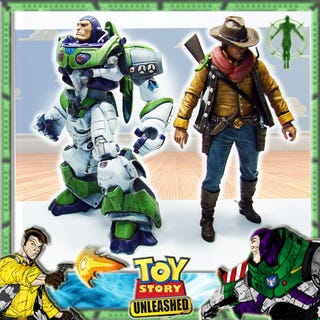 Grittier Toy Story action figures show how terrifying Buzz and Woody could be
