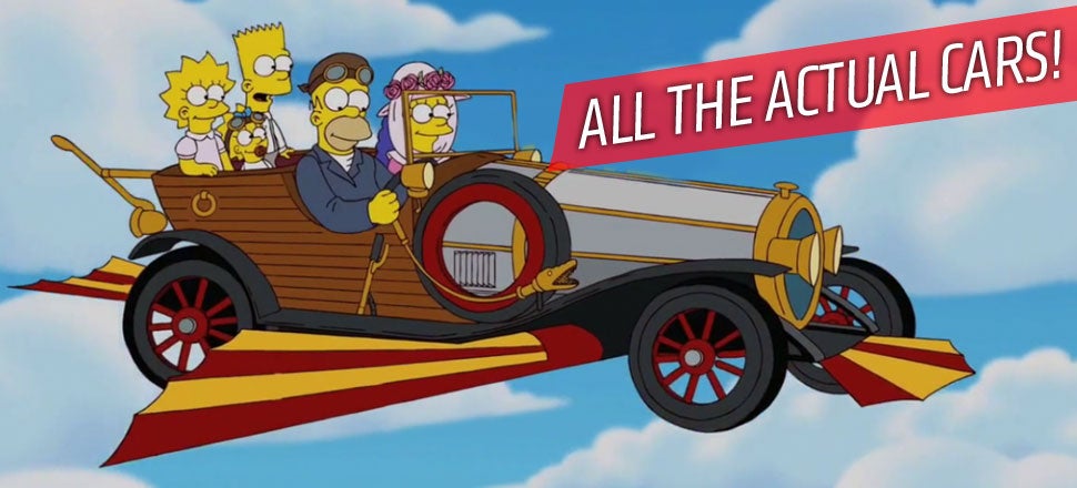 A Guide To Every Real-World Car Used In The Simpsons