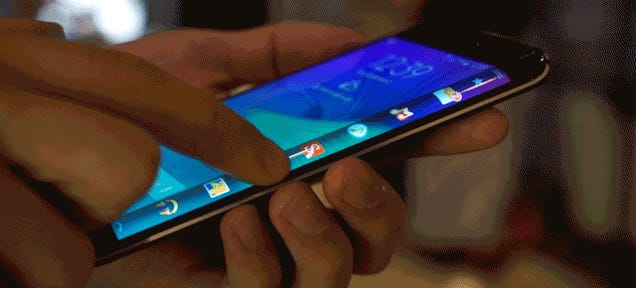 The Samsung Galaxy Note Edge Is One Weird-Looking Smartphone