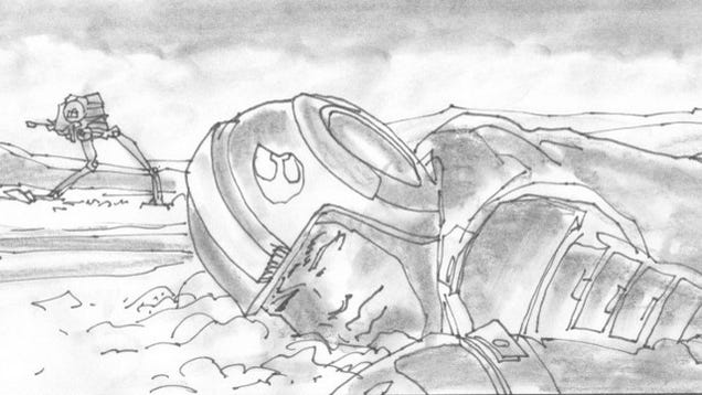 Unseen Empire Strikes Back Storyboards Detailing the Battle of Hoth!