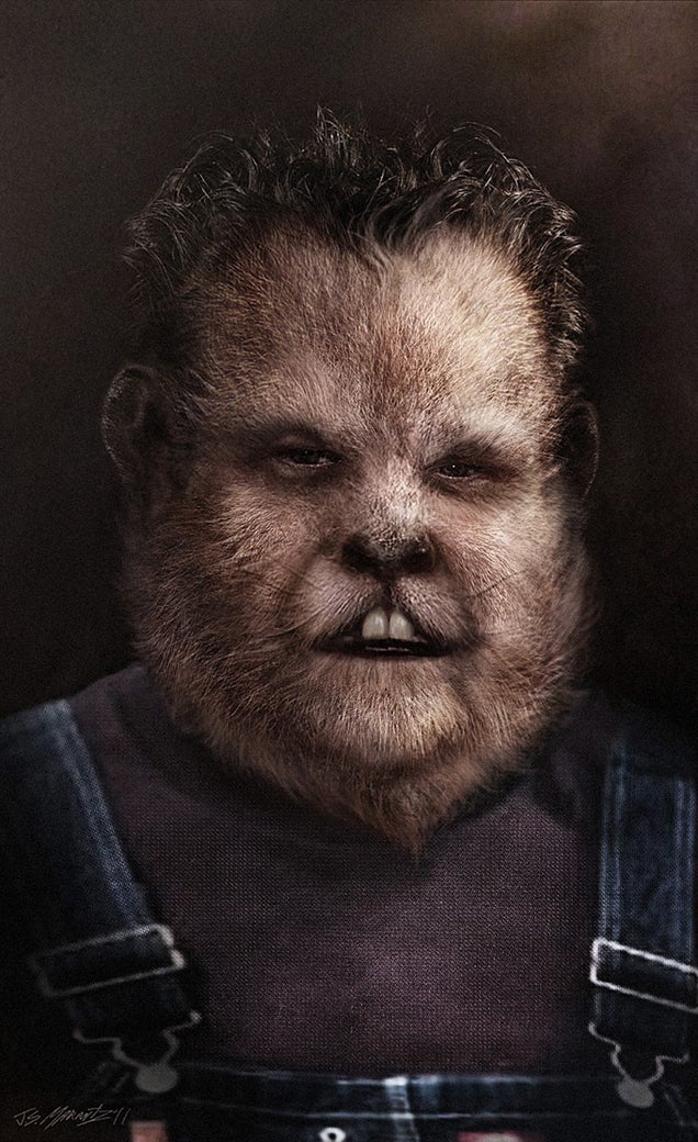 Beautiful portraits of Grimm's fairy tale monsters are worth a spot on your wall
