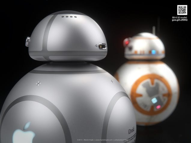 If Apple Made BB-8 Droids, They'd Be Adorable