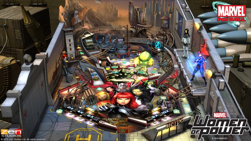Playing Pinball With Marvel Comics' Women Of Power